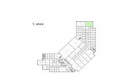 Аренда офиса 58.5 кв.метров, 5 этаж-99. План объекта