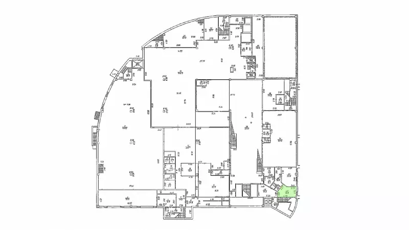 Аренда офиса 12.8 кв.метров, Цоколь этаж-99. План объекта