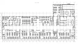Аренда офиса 6652 кв.метров, 1 этаж-99. План объекта