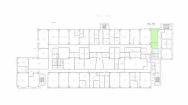 Аренда офиса 43,9 кв.метров, 4 этаж-99. План объекта