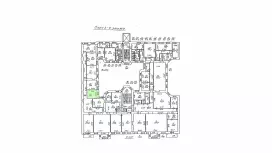 Аренда офиса 13 кв.метров, 3 этаж-99. План объекта