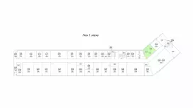 Аренда офиса 55 кв.метров, 5 этаж-99. План объекта