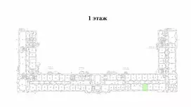 Аренда офиса 24 кв.метров, 1 этаж-99. План объекта