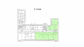 Офис 168 м2, 5 мин от метро. С ремонтом-99. План объекта