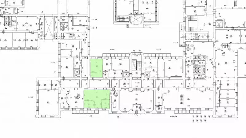 Аренда офиса 97 кв.метров, 1 этаж-99. План объекта