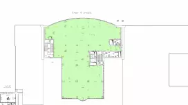Аренда офиса 729 кв.метров, 4 этаж-99. План объекта