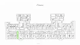 Аренда офиса 17.2 кв.метров, 5 этаж-99. План объекта