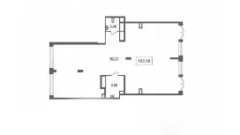 Продажа фасадное 103м2, 1 этаж-99. План объекта