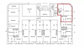 Продажа офиса 94 кв.метров, Антресоль этаж-99. План объекта