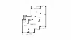 Продажа фасадное 142.6 м2 1 этаж-99. План объекта