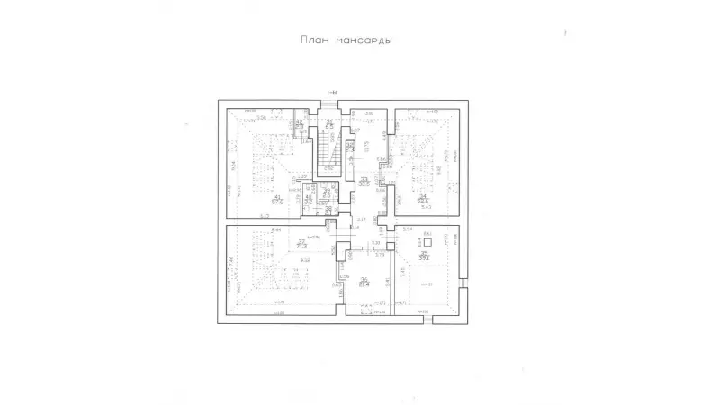 Аренда офиса 607 кв.метров, 1 этаж-99. План объекта