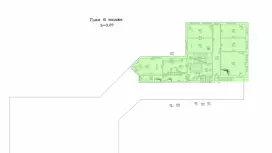 Аренда офиса 231 кв.метров, 6 этаж-99. План объекта