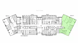 Аренда офиса 234 кв.метров, 11 этаж-99. План объекта