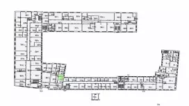 Аренда офиса 26.5 кв.метров, 3 этаж-99. План объекта