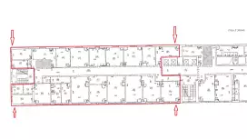 Аренда офиса 808,8 кв.метров, 3 этаж-99. План объекта