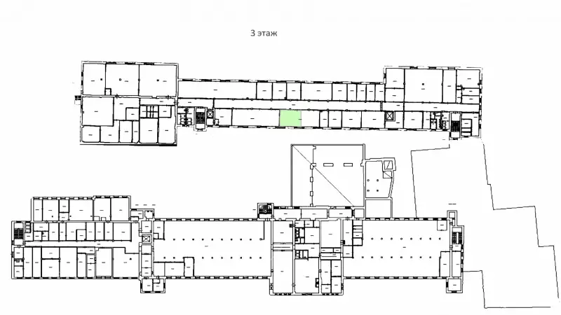 Аренда склада 82.8 кв.метров, 3 этаж-99. План объекта