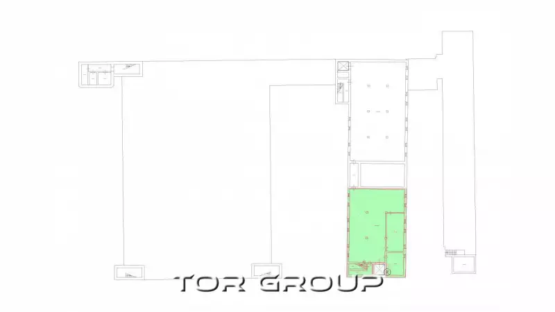 Производство/склад, 325 м&sup2; с отоплением-99. План объекта