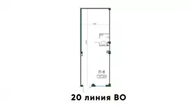 Продажа 107,84 м2 в новом ЖК-99. План объекта