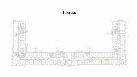 Аренда офиса 25.1 кв.метров, 1 этаж-99. План объекта