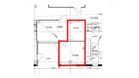 Аренда офиса 38 кв.метров, 1 этаж-99. План объекта