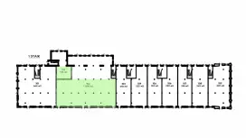 Аренда офиса 720 кв.метров, 1 этаж-99. План объекта