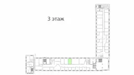 Аренда офиса 25.8 кв.метров, 3 этаж-99. План объекта