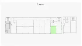 Аренда склада 52.5 кв.метров, 3 этаж-99. План объекта