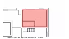 Производство/склад, груз.лифт рядом со входом-99. План объекта