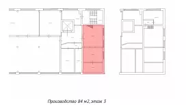 Производство/склад, груз.лифт рядом со входом-99. План объекта