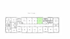 Аренда офиса 36.1 кв.метров, 4 этаж-99. План объекта