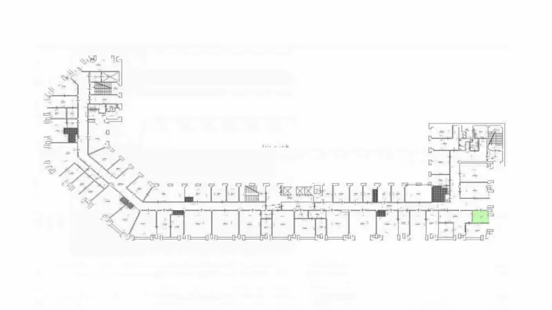 Аренда офиса 12 кв.метров, 4 этаж-99. План объекта