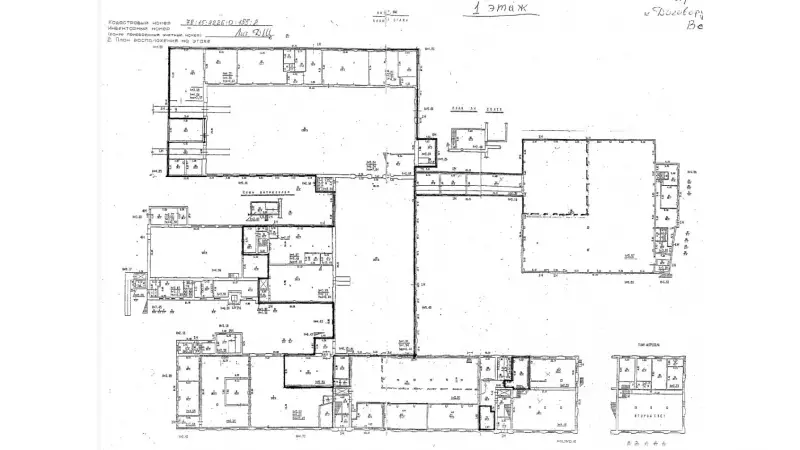 Продажа  10690.7 кв.метров, 3 этаж-99. План объекта