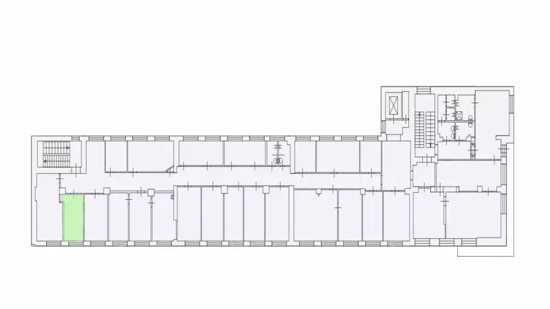 Аренда склада 15.2 кв.метров, 4 этаж-99. План объекта