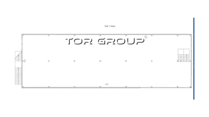 Торговое помещение, 481 м2-999. План поэтажный