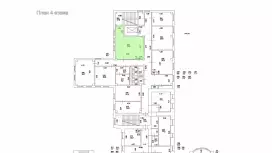 Аренда офиса 36.8 кв.метров, 4 этаж-99. План объекта