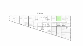 Продажа торгового помещения 40.81 кв.метров, 1 этаж-99. План объекта