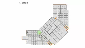 Аренда офиса 31.67 кв.метров, 4 этаж-99. План объекта