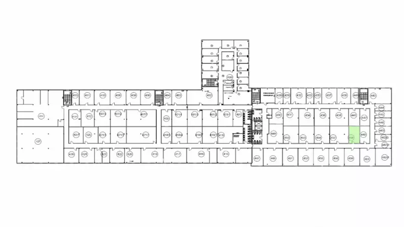 Аренда офиса 30 кв.метров, 4 этаж-99. План объекта