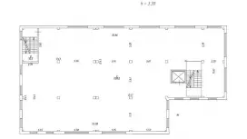 Аренда офиса 550 кв.метров, 3 этаж-99. План объекта
