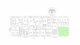 Аренда офиса 78.1 кв.метров, 2 этаж-99. План объекта