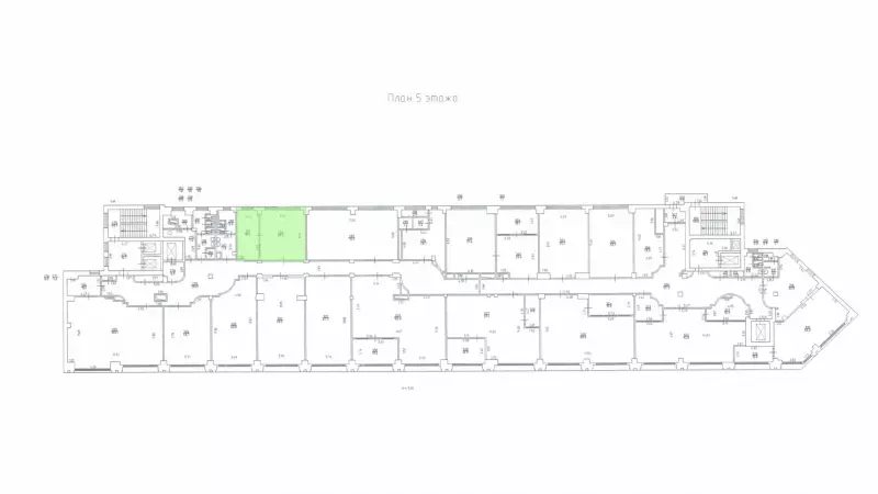 Офис 57,6 м2. 2 кабинета.есть 40 - 900м-99. План объекта