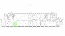 Аренда офиса 44.9 кв.метров, 8 этаж-99. План объекта