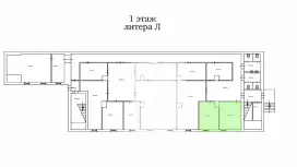 Собственник 34.4м, 1 этаж-99. План объекта