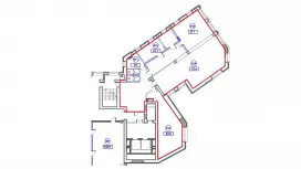 Офисный блок 231,9 м2-99. План объекта