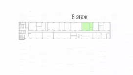 Офис 100 м2 у метро-99. План объекта