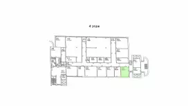 Аренда офиса 22.63 кв.метров, 4 этаж-99. План объекта
