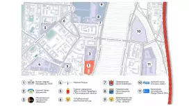 Аренда помещения 800 кв.метров, 1 этаж-99. План объекта