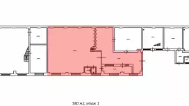 Кран балка 5т, 250 кВт, 1 этаж 593 метра, ворота-99. План объекта