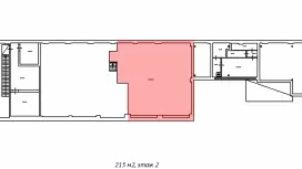Кран балка 5т, 250 кВт, 1 этаж 593 метра, ворота-99. План объекта