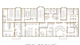 Продажа офиса 669 кв.метров, 2 этаж-99. План объекта